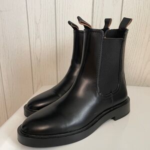 H&M Black Chelsea Rain Boots